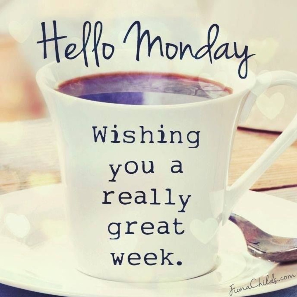 Happy Monday! Have a fabulous week!!! 😊🙂😊